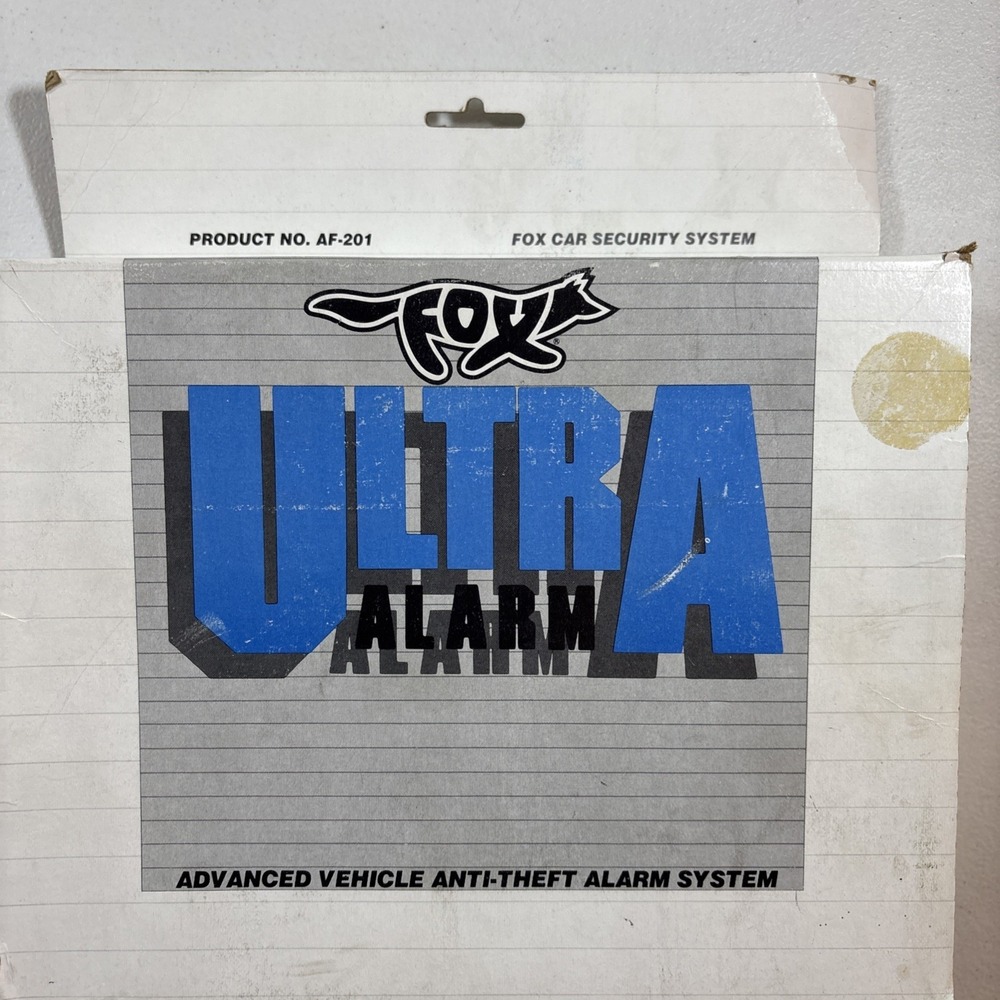 Vintage Fox Ultra Car Alarm Af-201